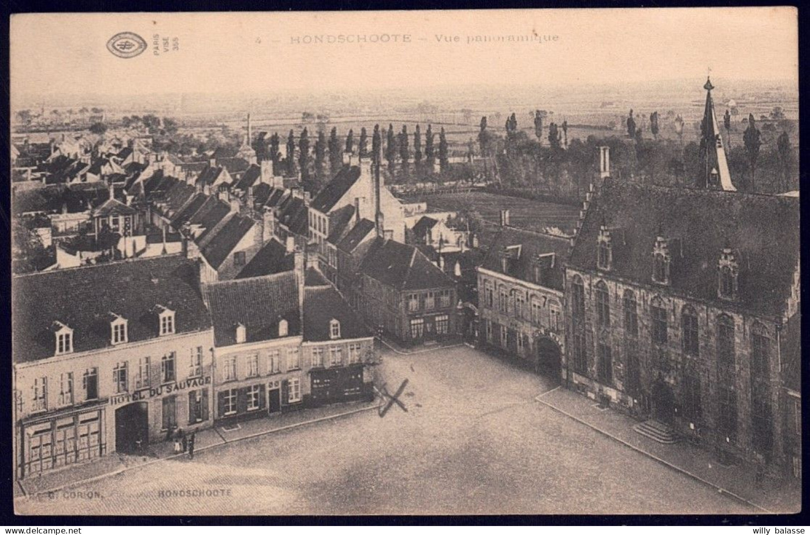 +++ CPA - France 59 - HONDSCHOOTE - HONDSHOOTE - Vue panoramique 2  //