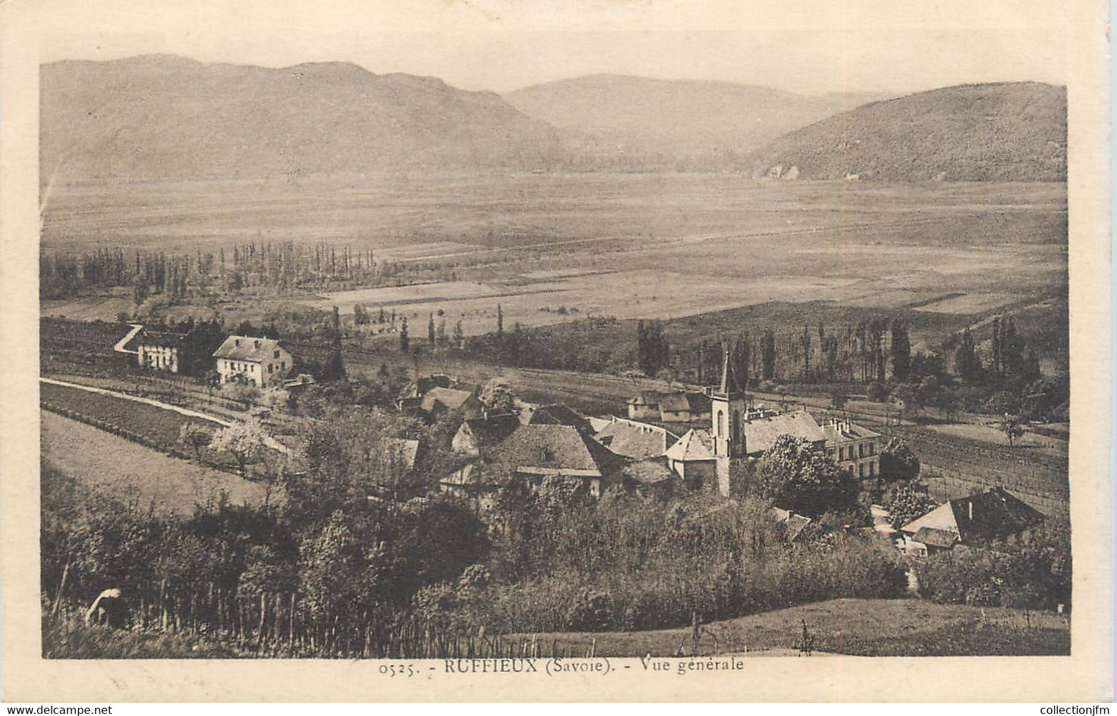 CPA FRANCE 73 "Ruffieux, vue générale "