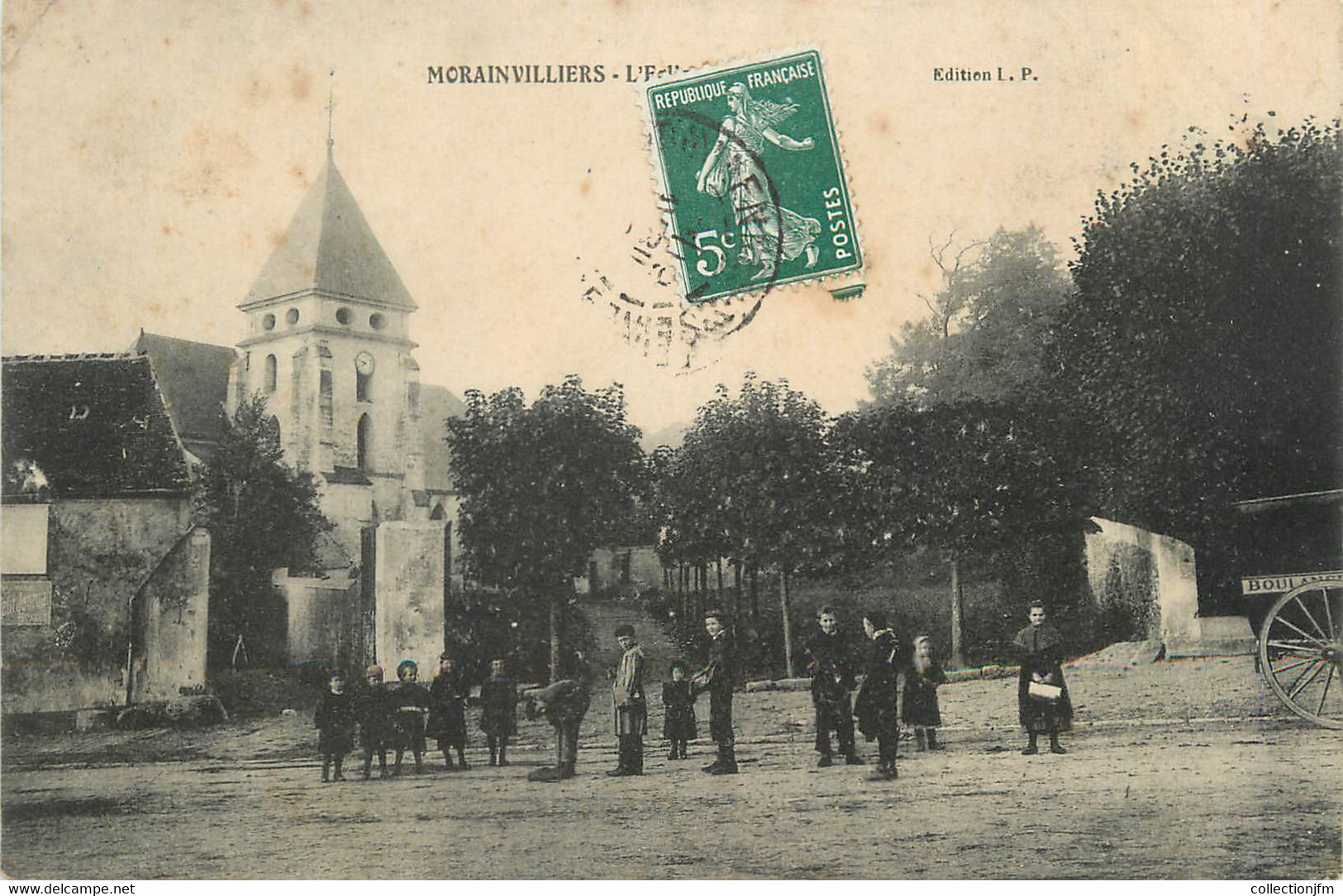 / CPA FRANCE 78 "Morainvilliers, l'église"