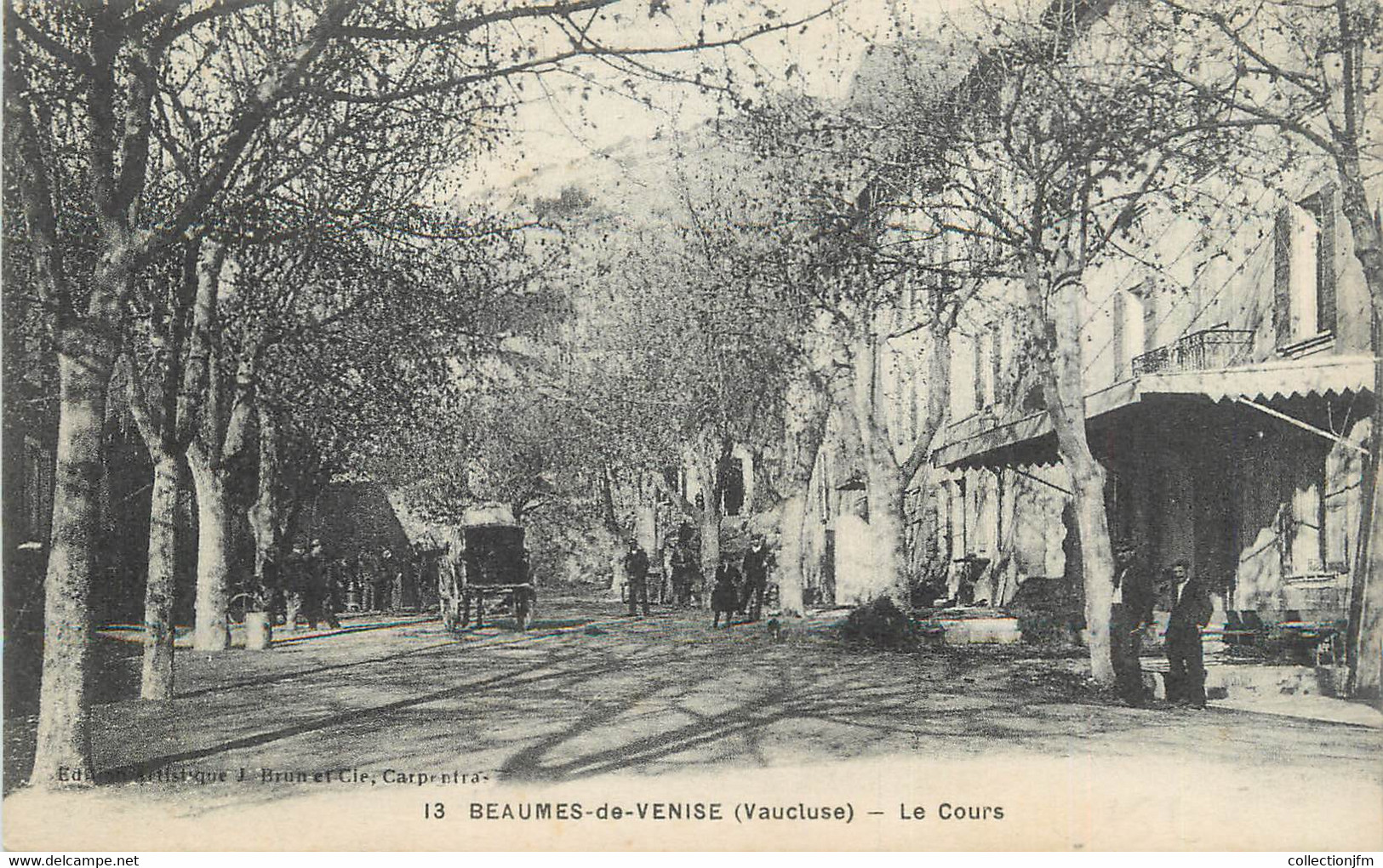 .CPA FRANCE 84 " Beaumes de Venise, Le cours"