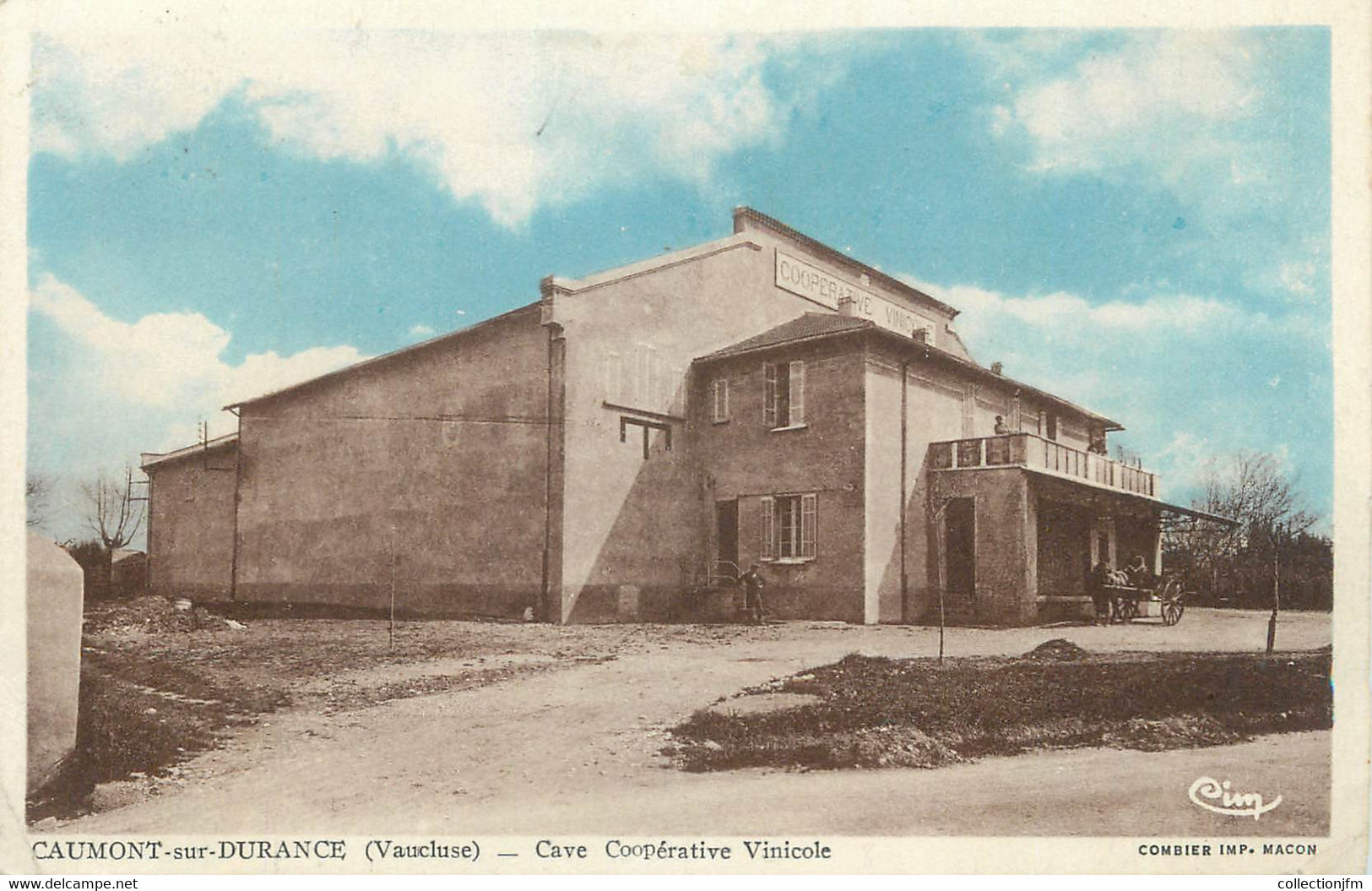 .CPA FRANCE 84 " Caumont sur Durance, Cave coopérative vinicole"