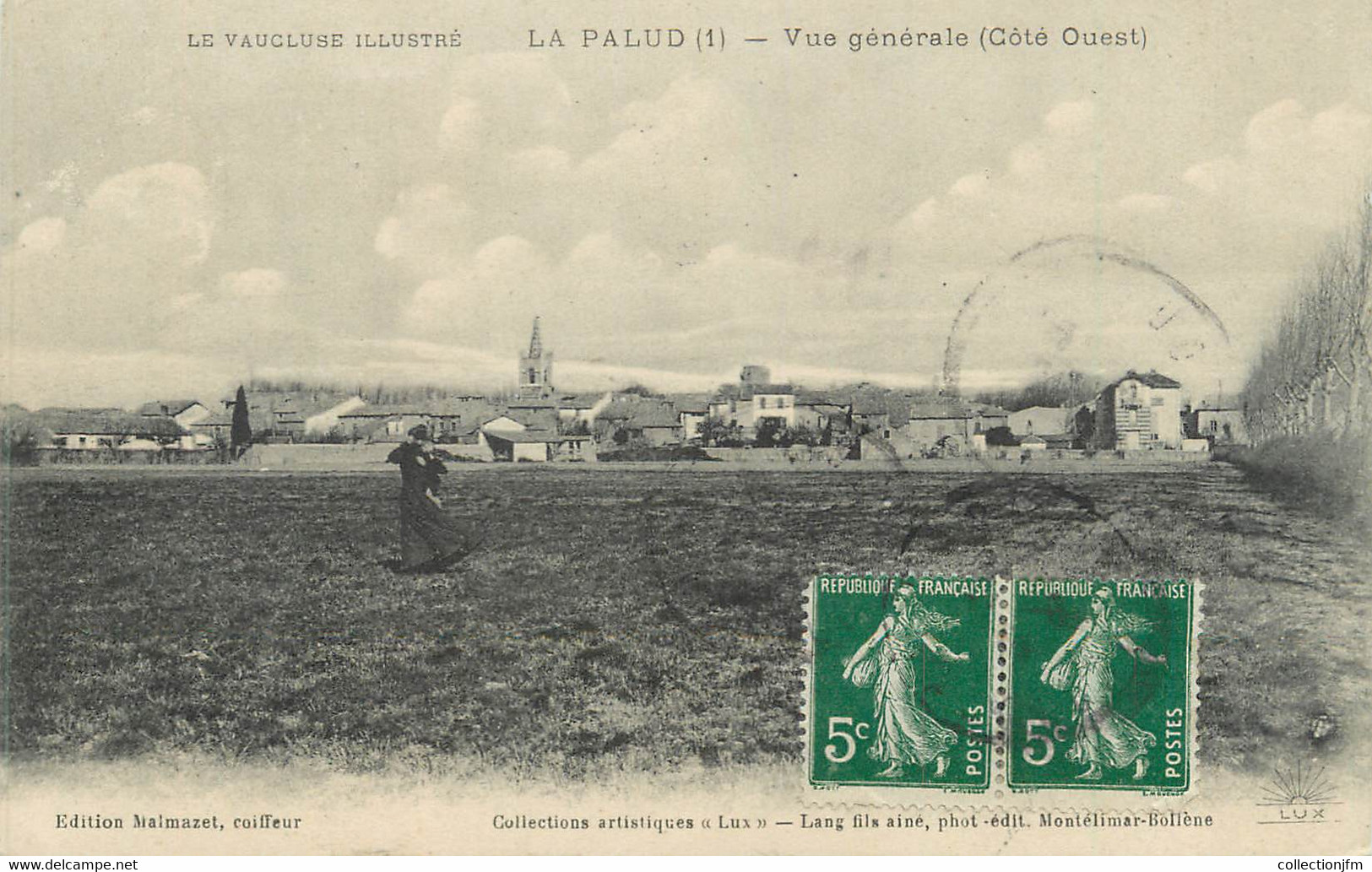 CPA FRANCE 84 "Lapalud, Vue générale"