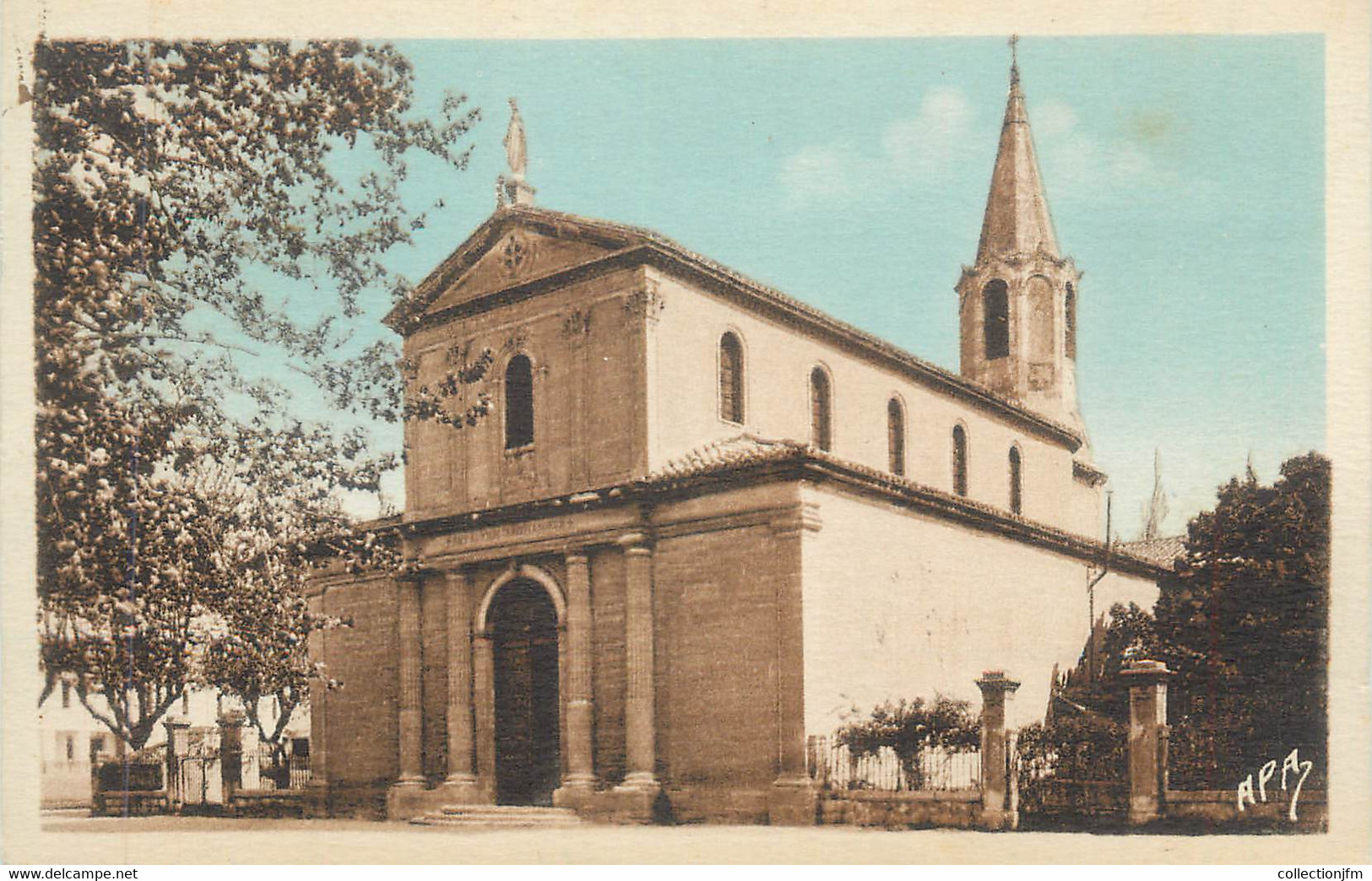 CPA FRANCE 84 " Le Pontet, L'église"