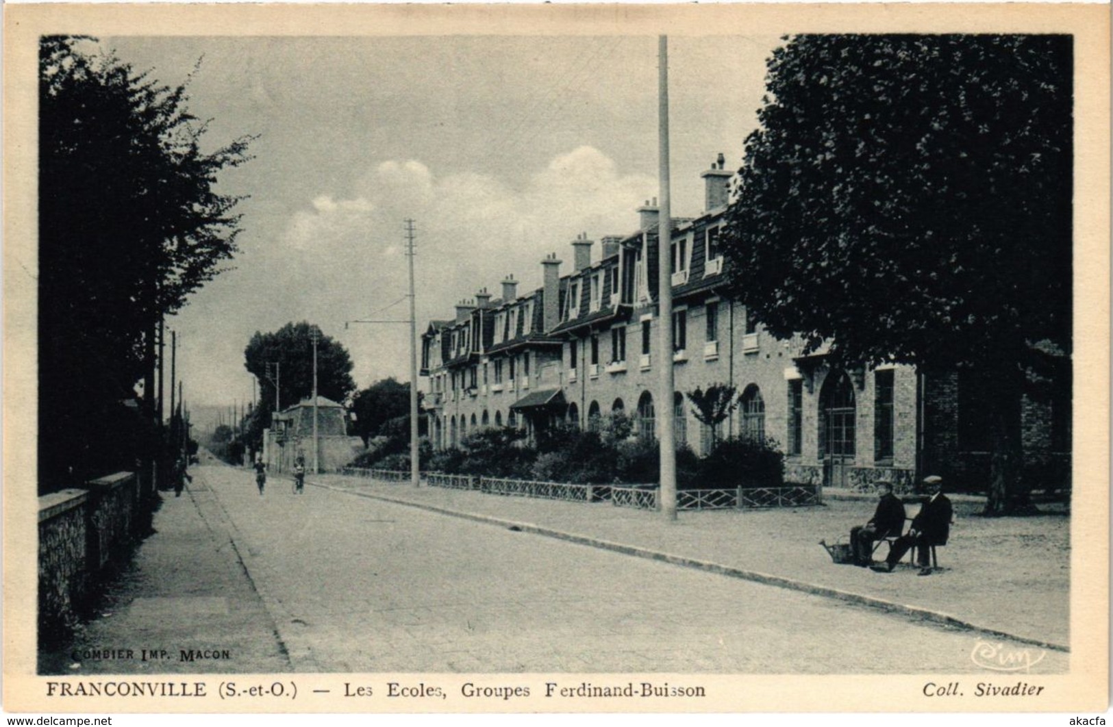 CPA FRANCONVILLE - Les Écoles, Groupes Ferdinand-BUISSON (107108)