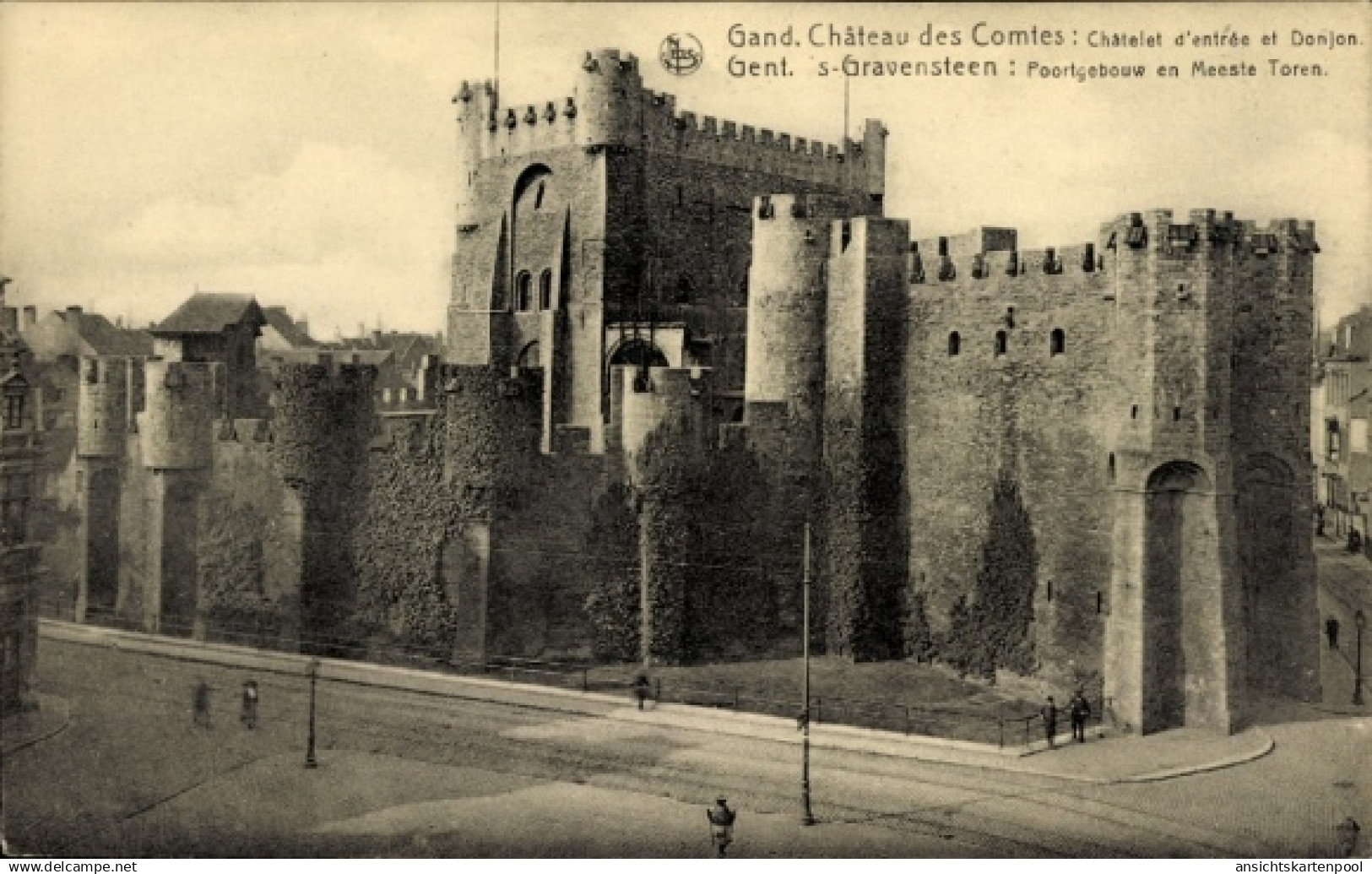 CPA Gand Gand Flandre Orientale, Château des Comtes