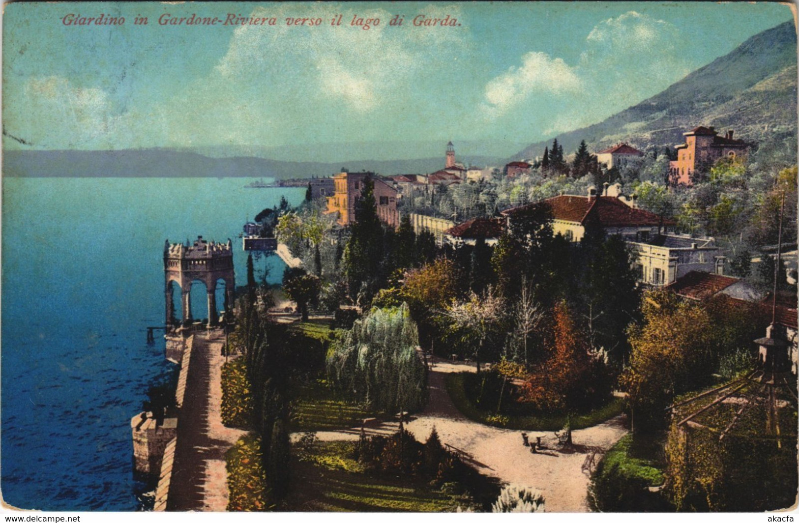 CPA GARDONE RIVIERA Gardino LOMBARDIA ITALY (809155)