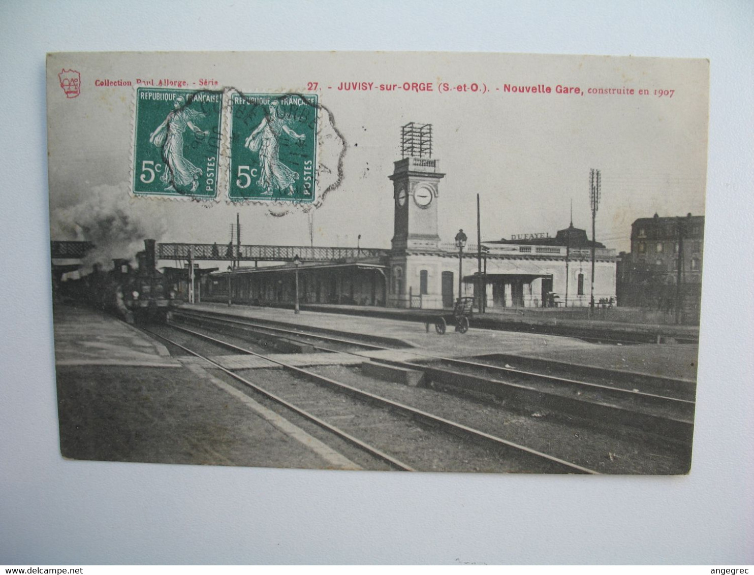 CPA   Gare - Juvisy-sur-Orge  Nouvelle Gare, construite en 1907