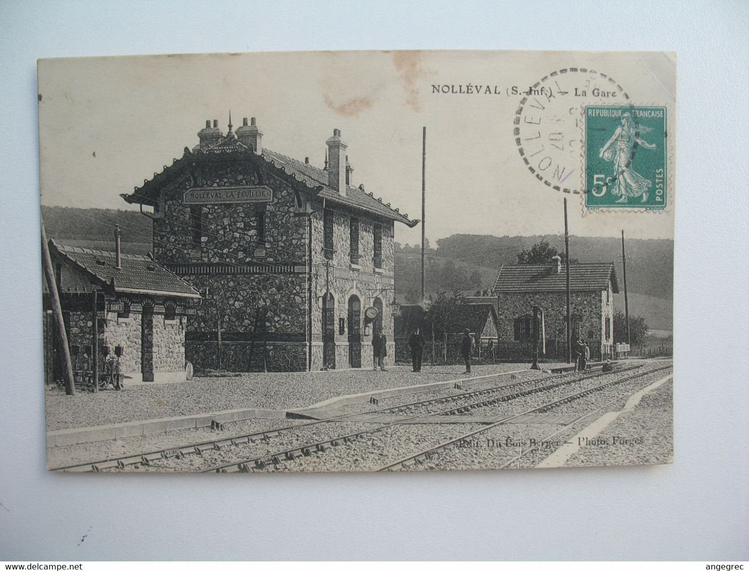 CPA Gare : Nolléval - Nolléval-La-Feuillie   - La Gare