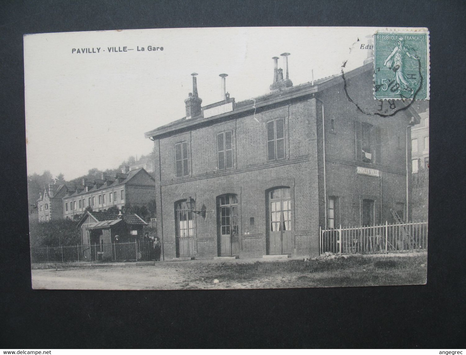 CPA Gare :  Pavilly-Ville -    La Gare