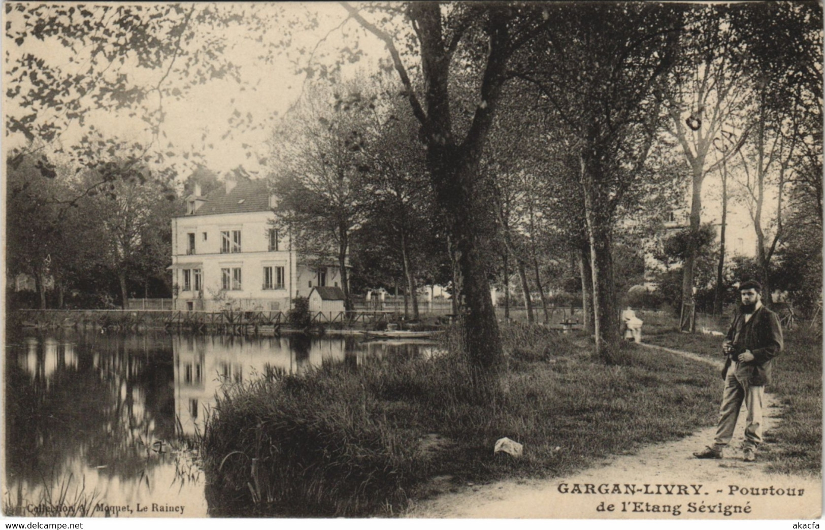 CPA GARGAN LIVRY - Pourtour de l'Etamg Sevigne (124078)