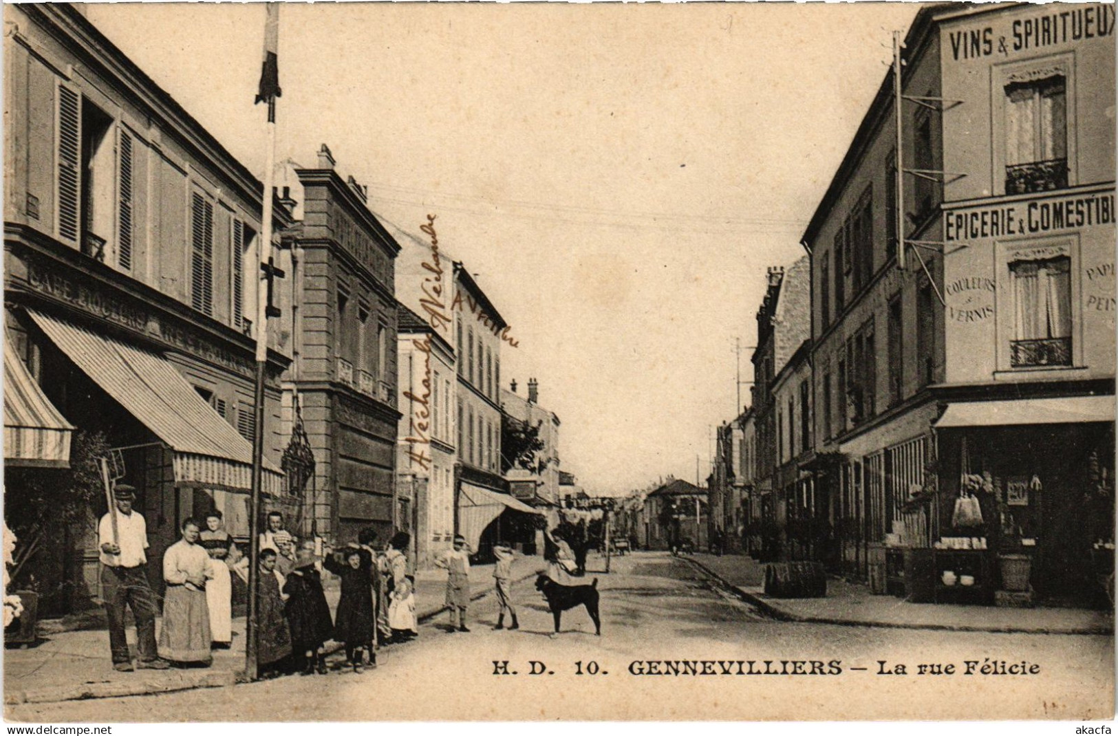 CPA Gennevilliers Rue Félicie (1391379)