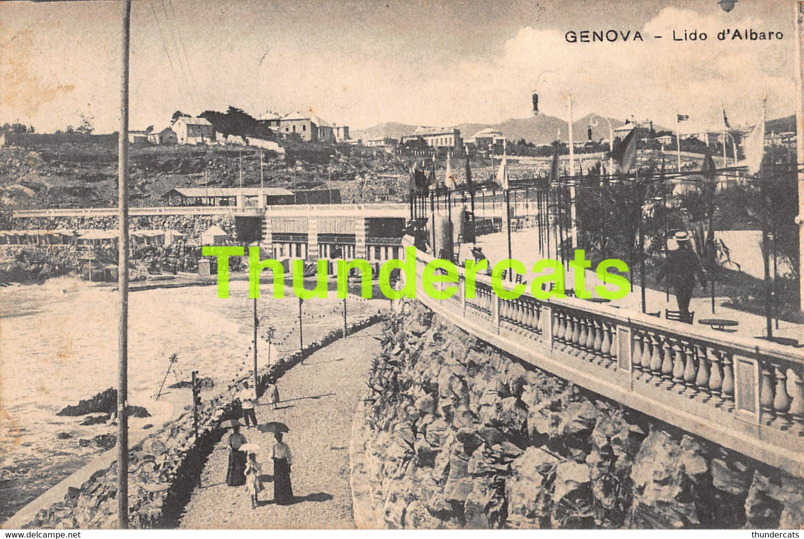 CPA GENOVA GENOA LIDO D'ALBARO