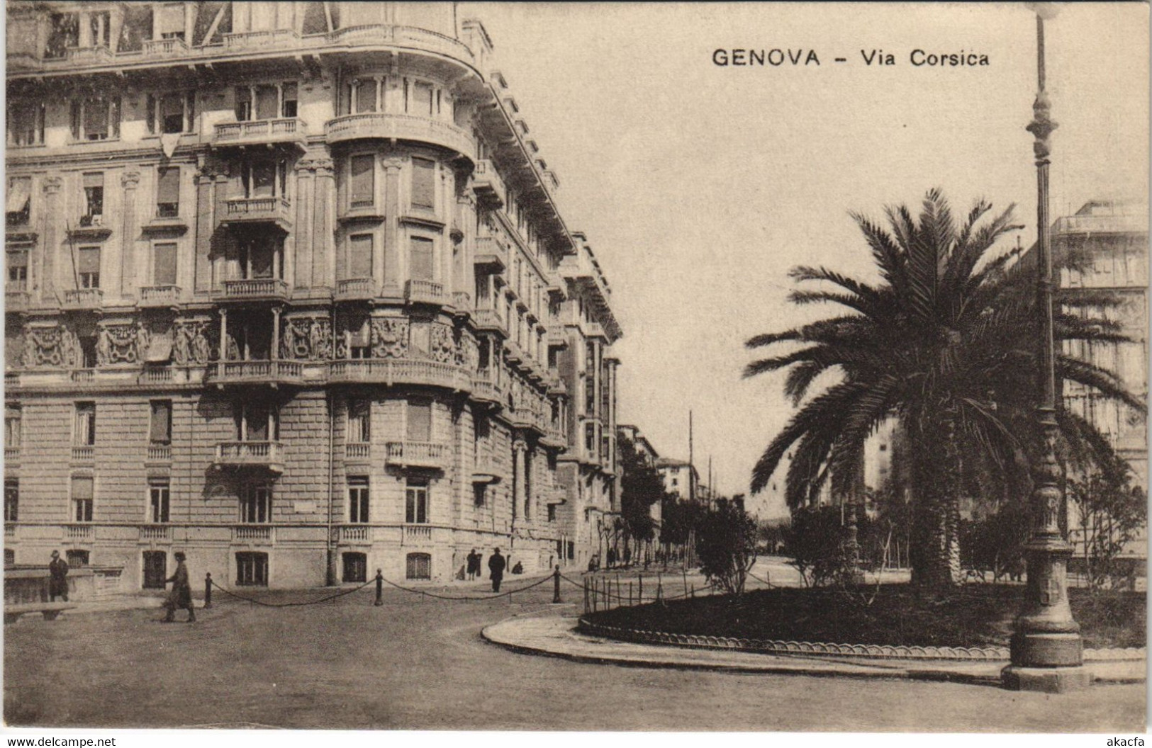 CPA GENOVA Via Corsica LIGURIA ITALY (809461)