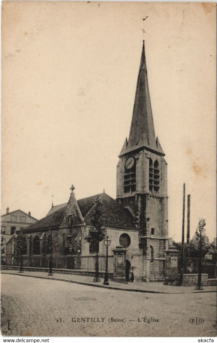 CPA GENTILLY- L'eglise (145571)