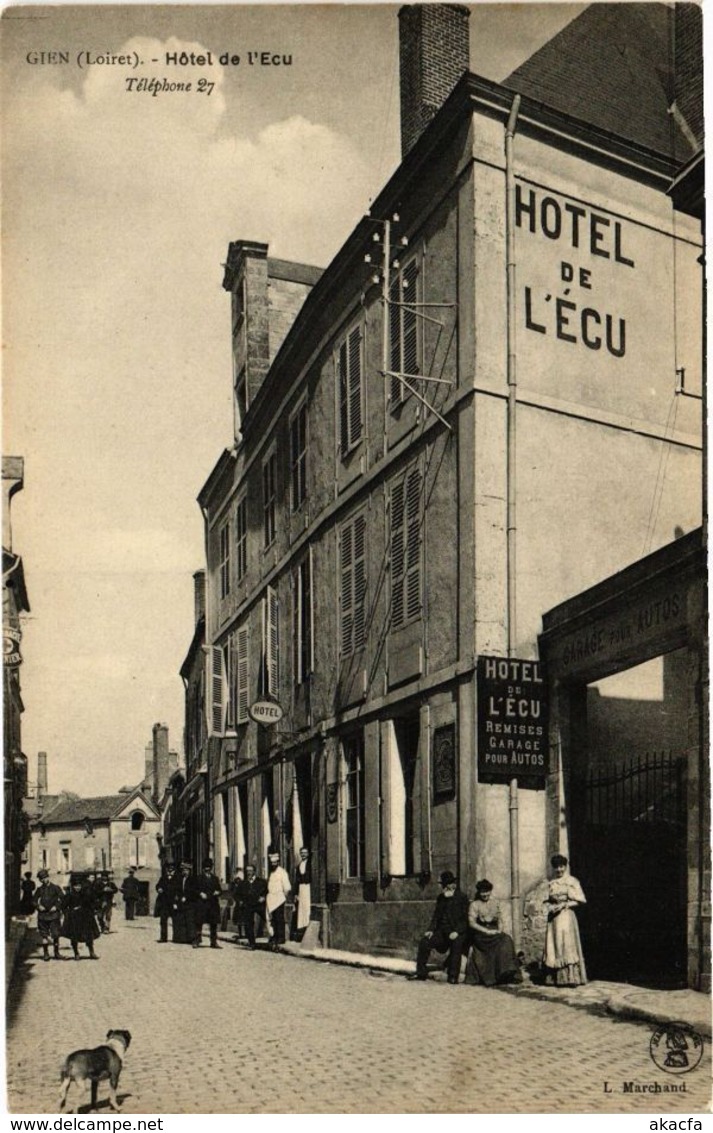 CPA GIEN - Hotel de l'Ecu (271600)