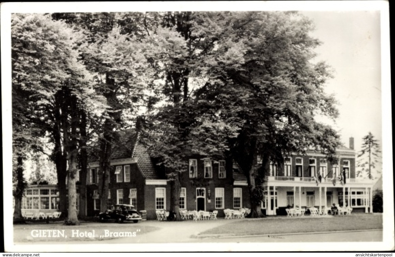 CPA Gieten Drenthe Niederlande, Hotel Braams