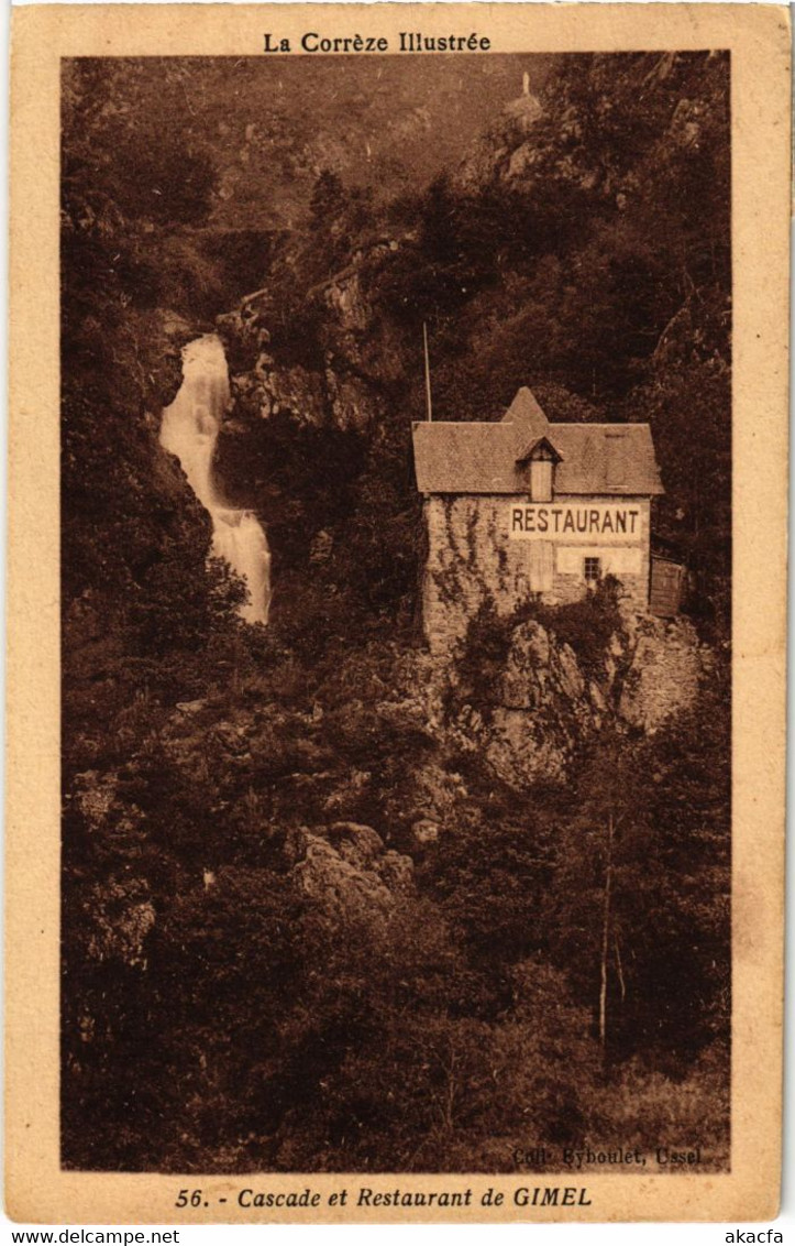 CPA Gimel - Cascade et Restaurant de Gimel (1039087)