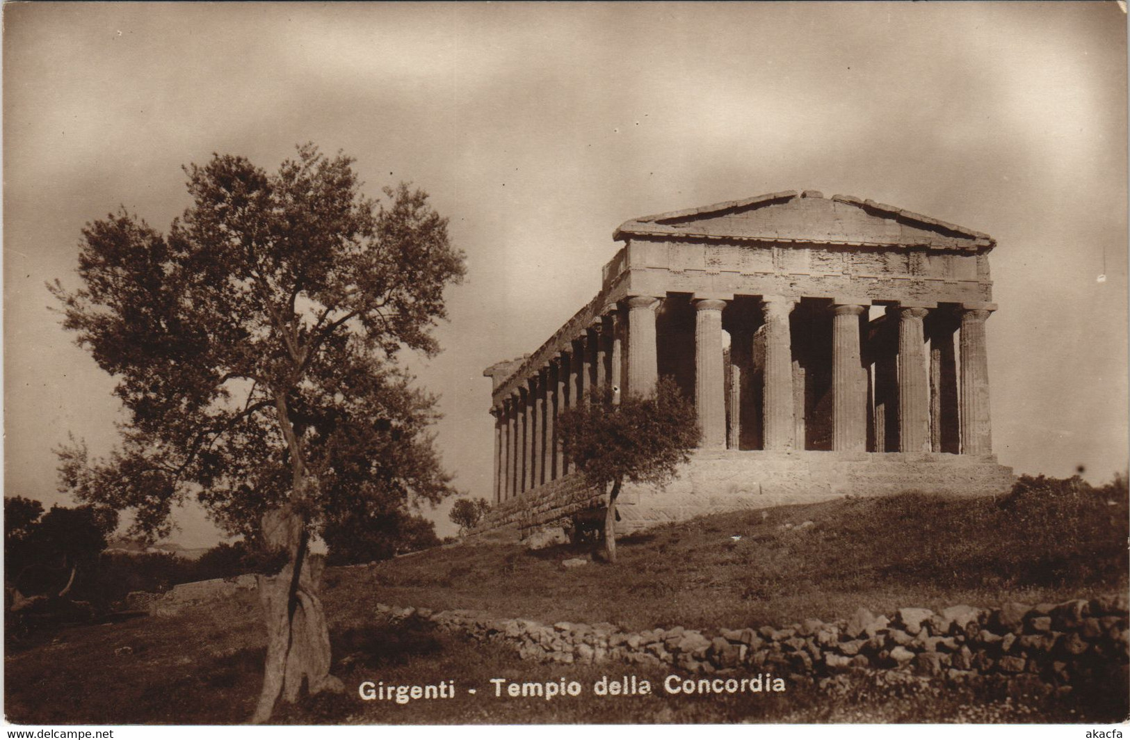 CPA Girgenti Tempio della Concordia SICILIA ITALY (809263)