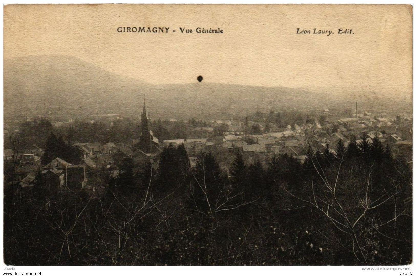 CPA GIROMAGNY Vue Generale (722587)