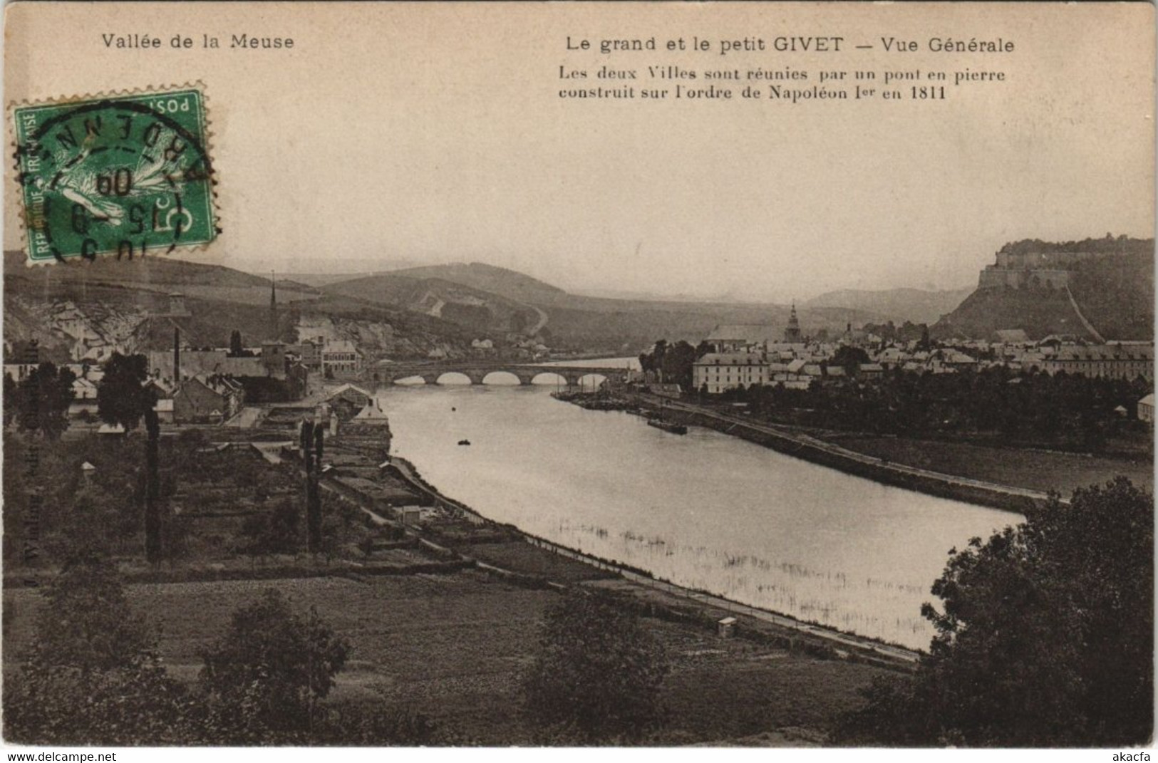 CPA GIVET - Vue générale (147821)