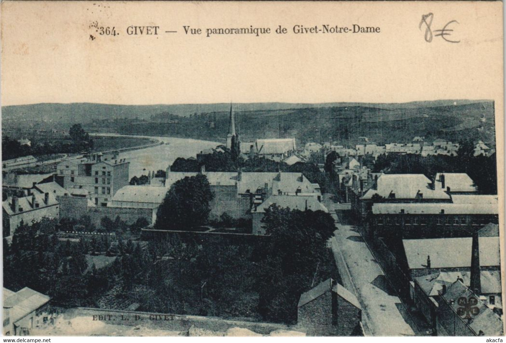 CPA GIVET - Vue panoramique de Givet-Notre-Dame (134804)