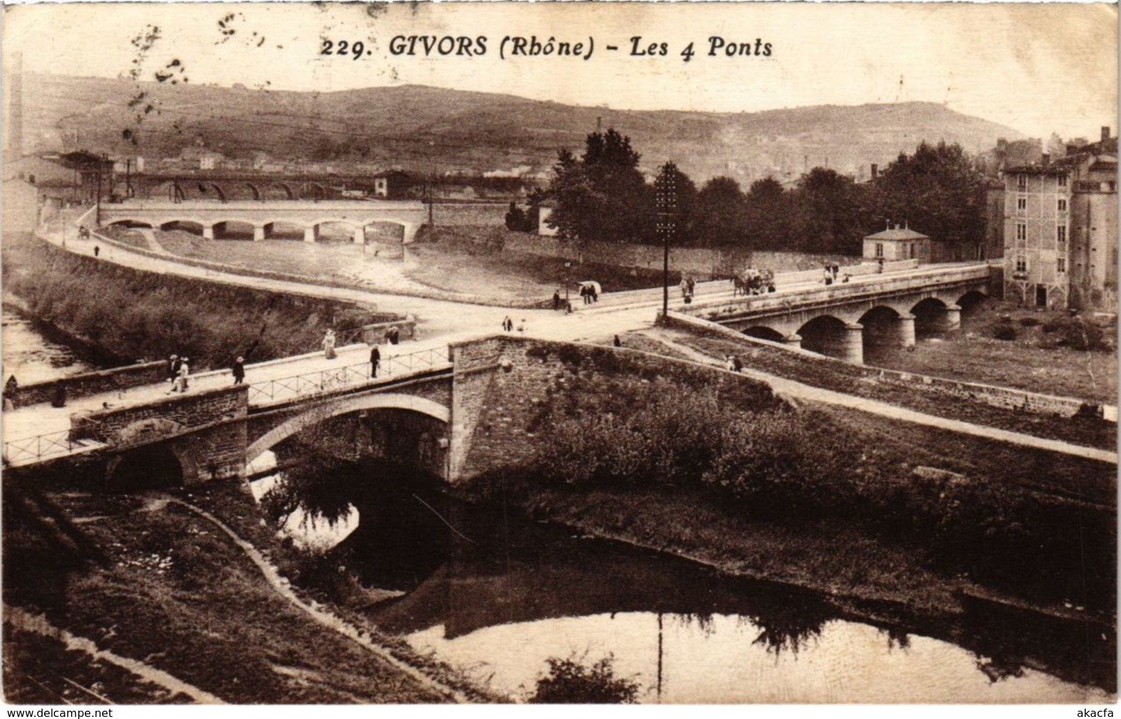 CPA Givors - Les 4 Ponts (1036323)