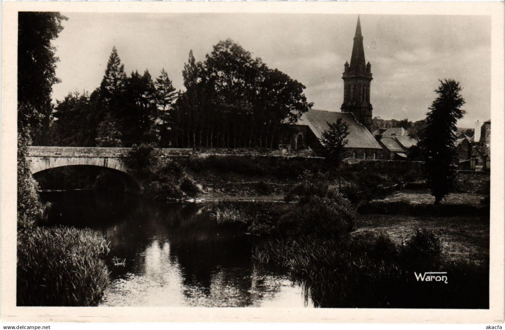 CPA GOUAREC L'Eglise - Pont sur le Blavet (1294862)