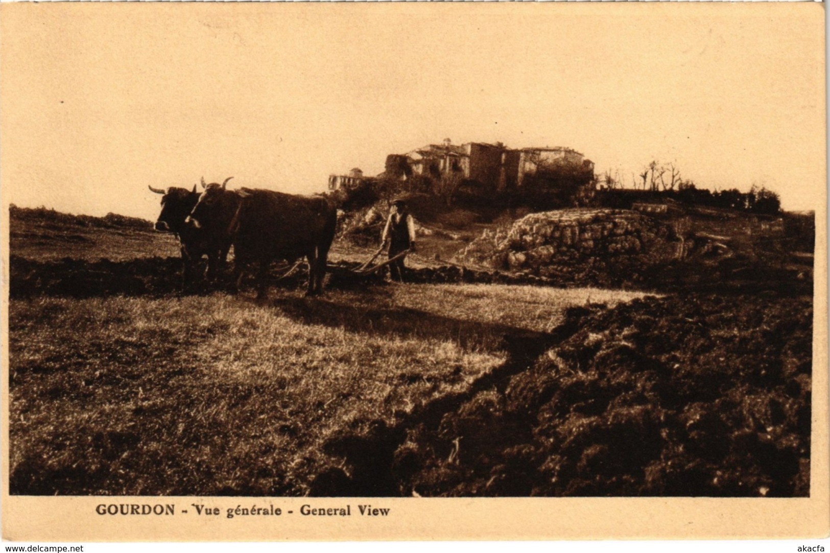 CPA Gourdon - Vue générale (110827)