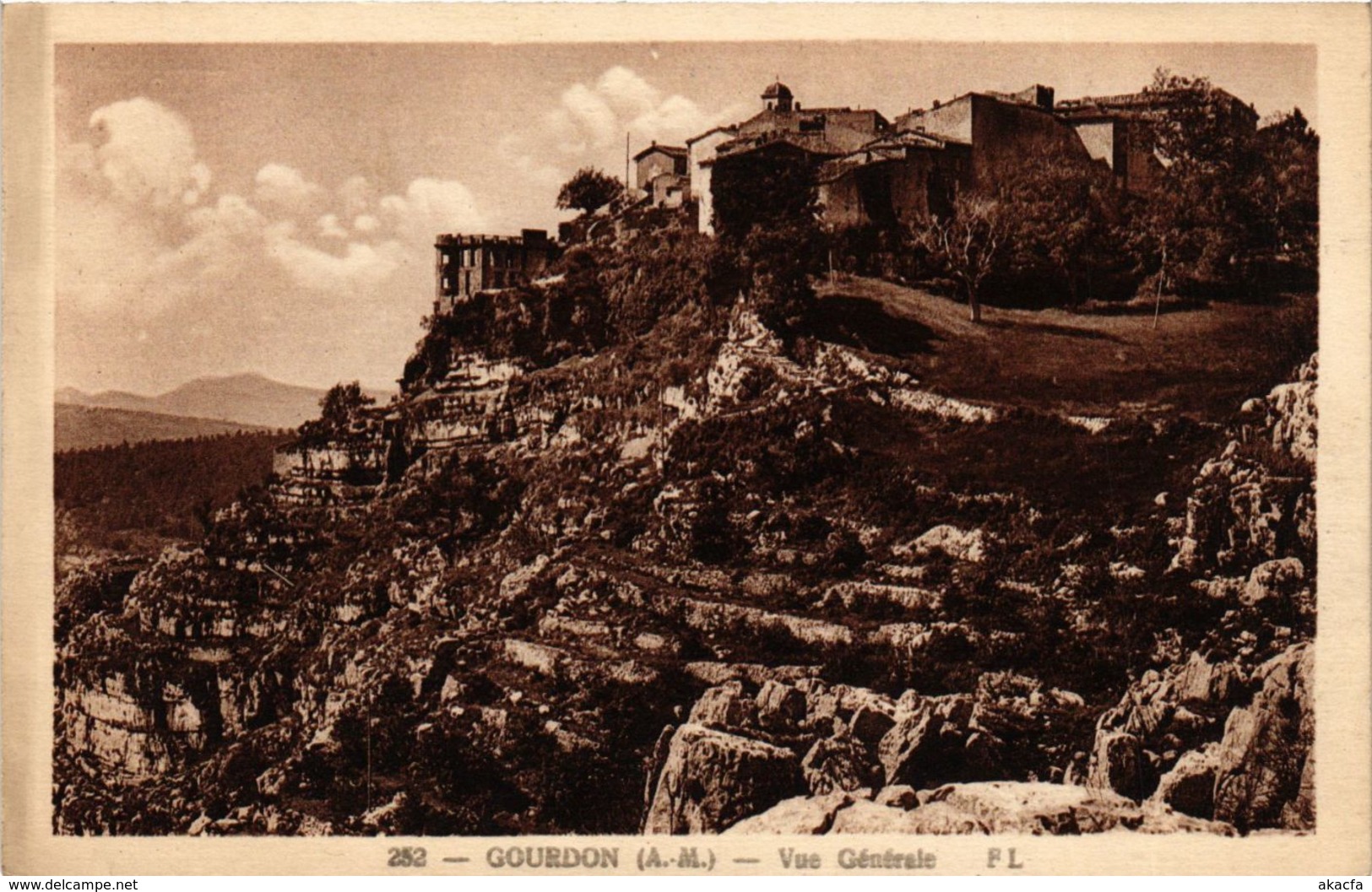 CPA Gourdon- Vue generale FRANCE (1004367)