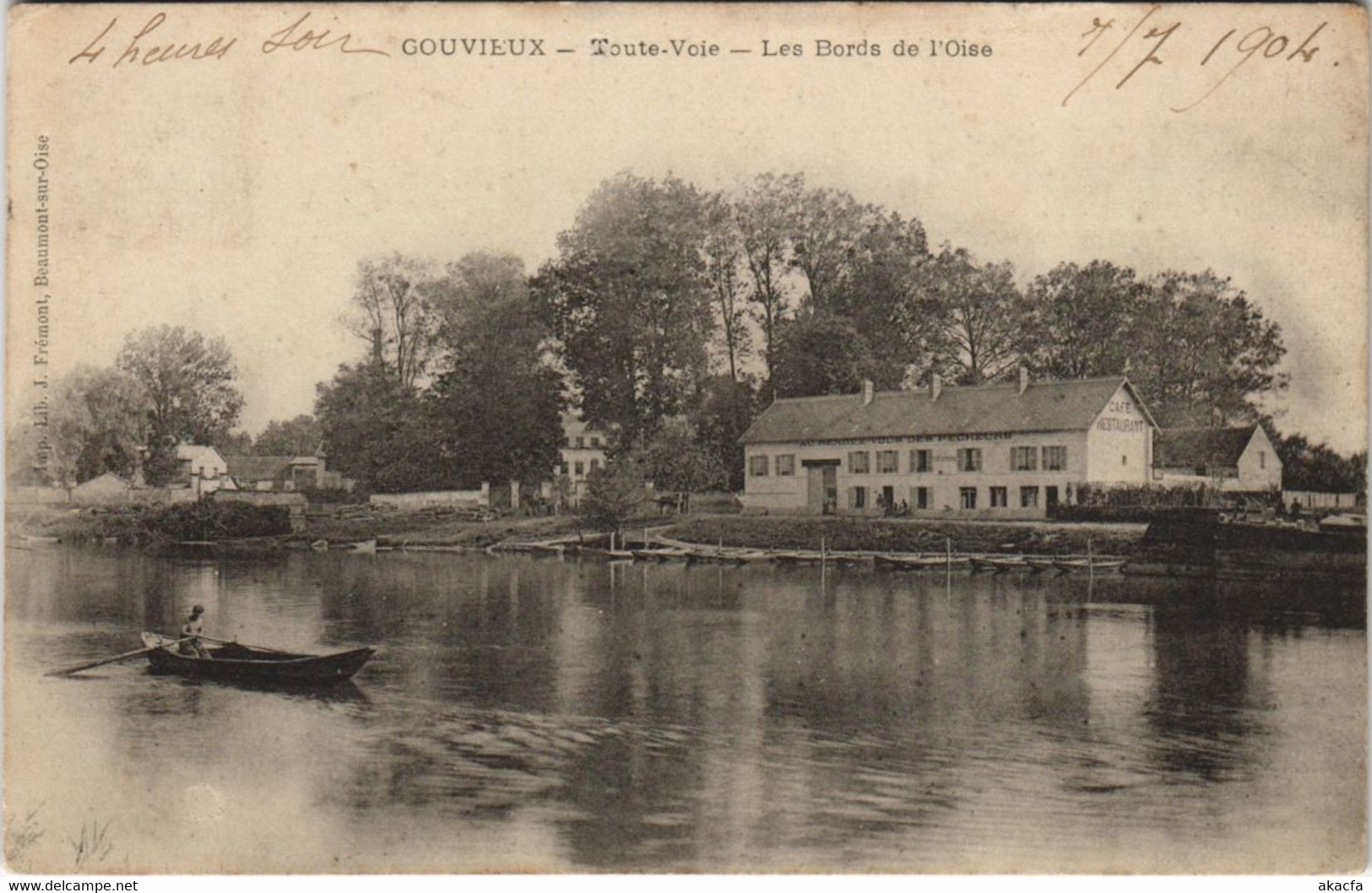 CPA GOUVIEUX - Toute - Voie - Les Bords de l'Oise (131048)