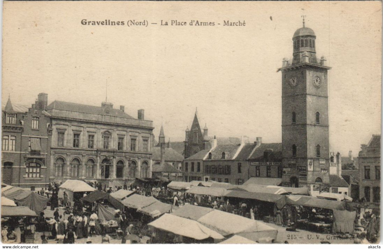 CPA GRAVELINES - La Place d'Armes (136299)