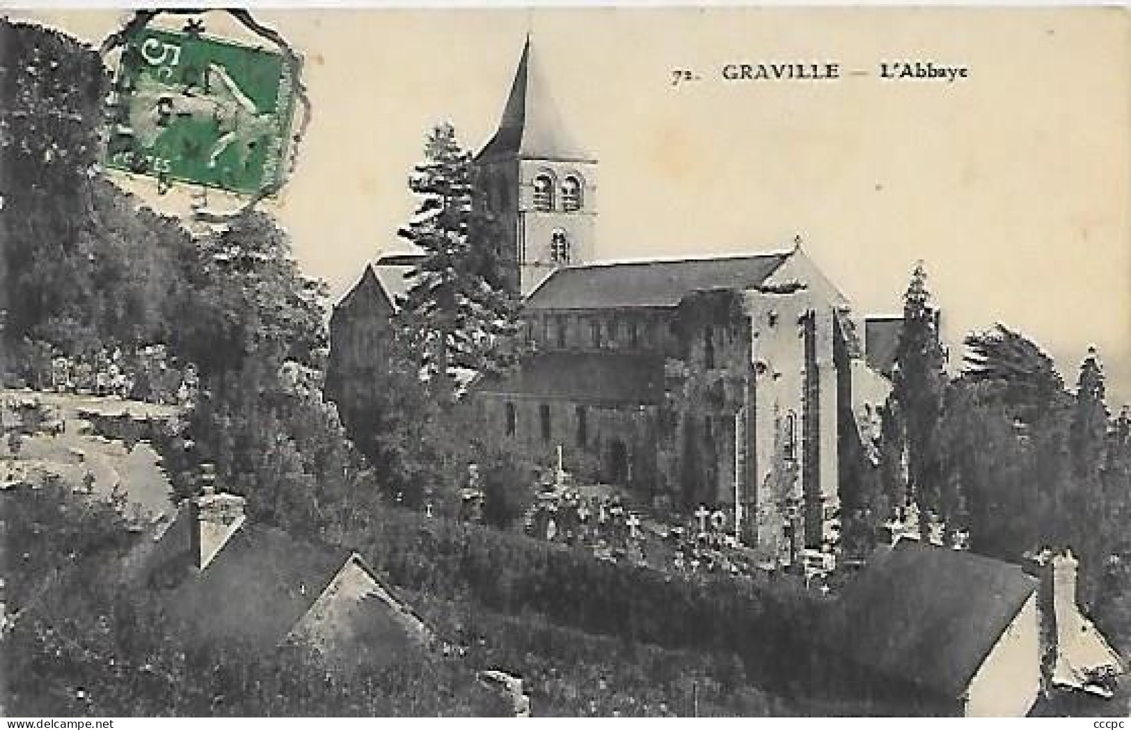 CPA Graville l'Abbaye