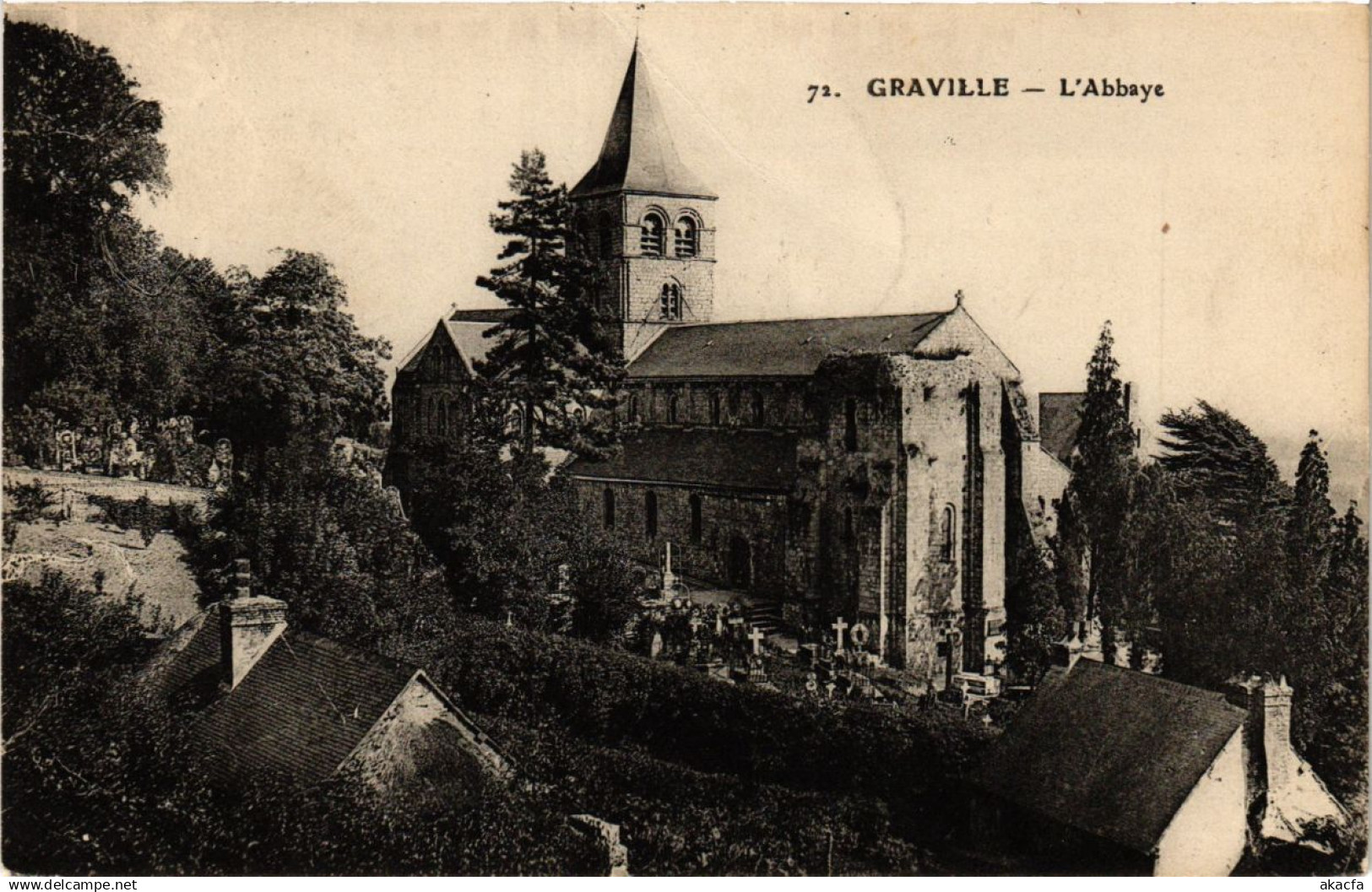 CPA GRAVILLE-L'Abbaye (269716)