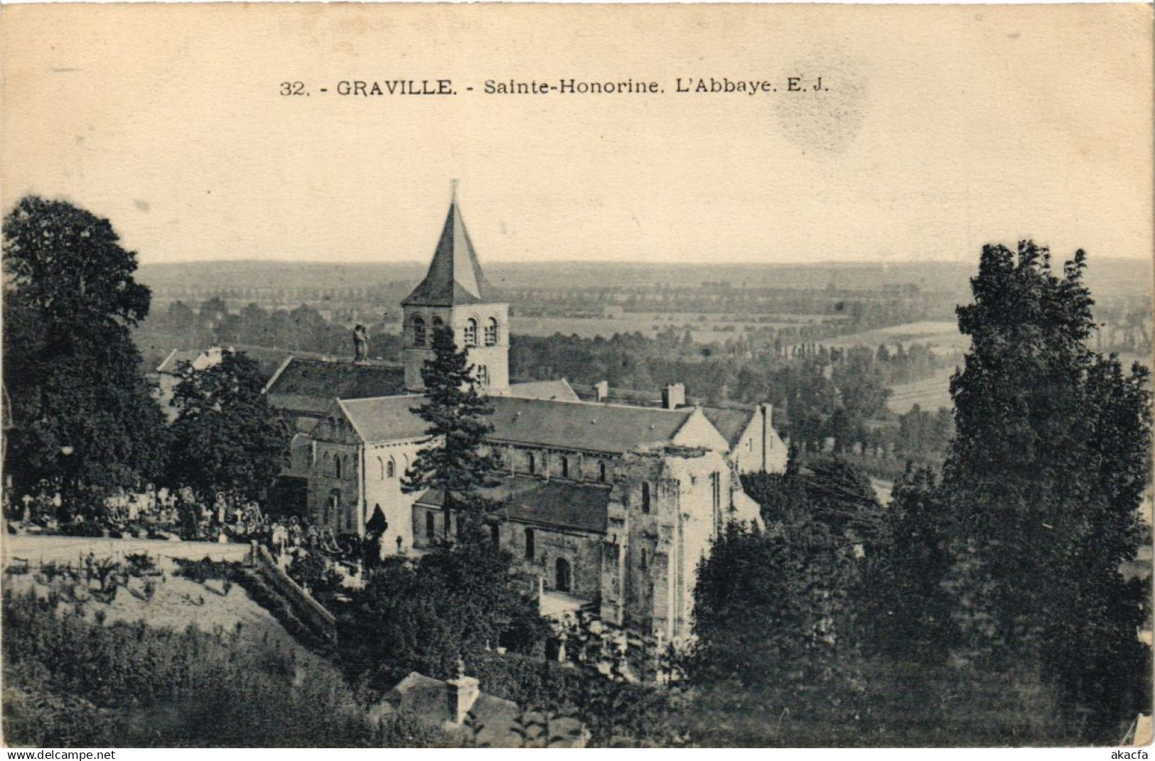 CPA GRAVILLE-Ste-HONORINE. L'Abbaye (269720)