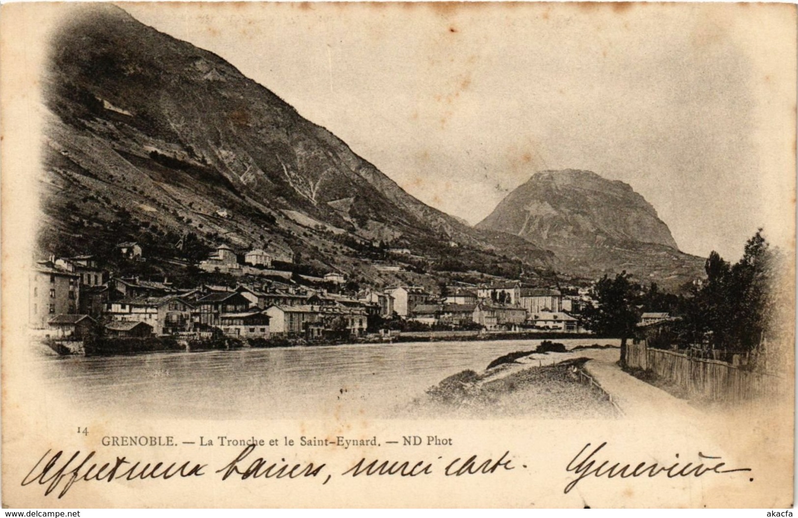 CPA GRENOBLE - La TRONCHE et le St-Eynard (273146)