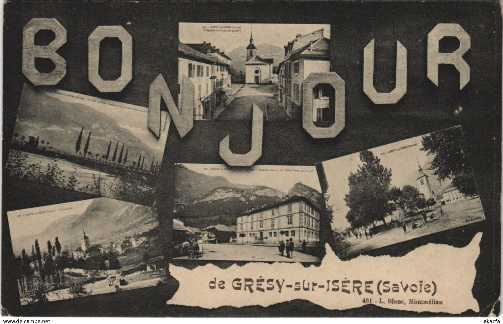 CPA GRESY-SUR-ISERE Bonjour (999659)