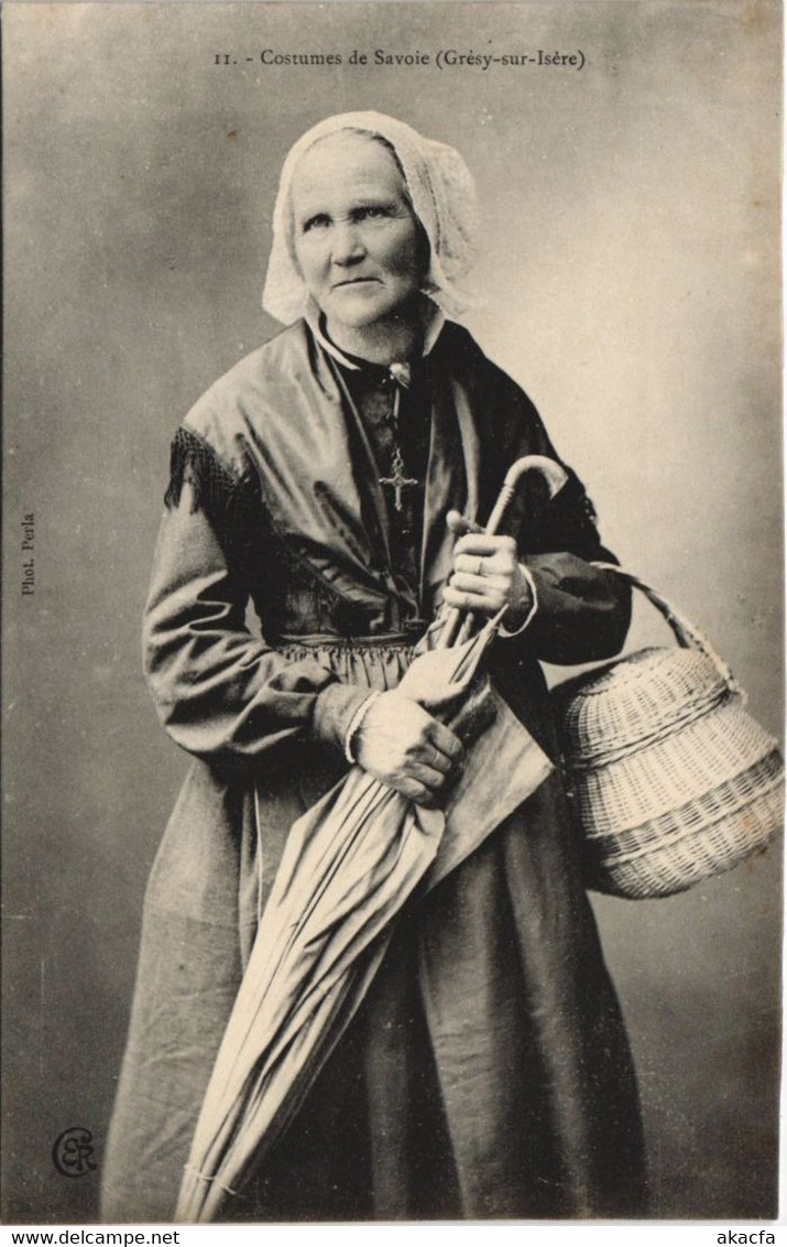 CPA GRESY-sur-ISERE Costumes de Savoie - Femme - Type (1191283)