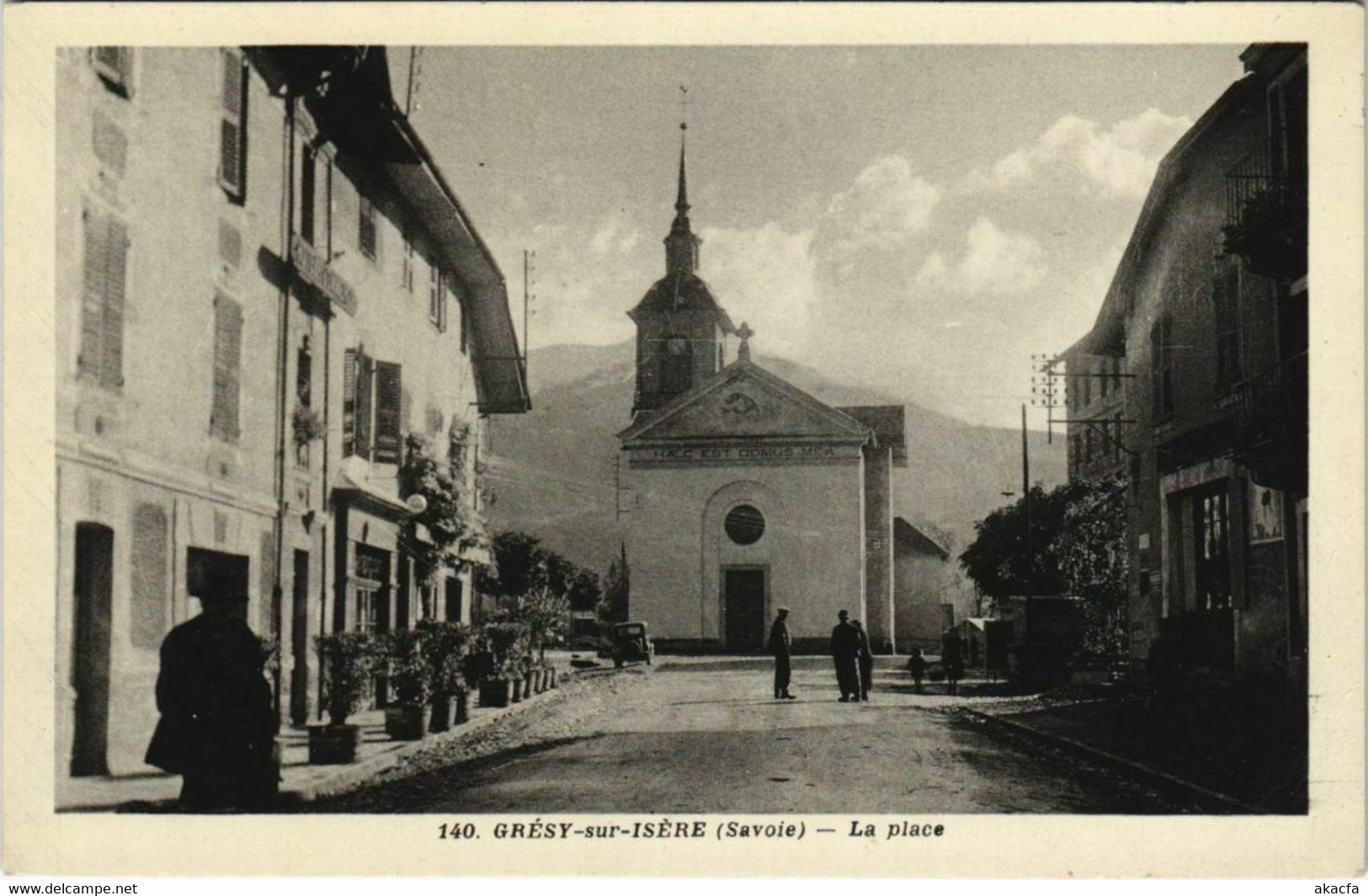 CPA GRESY-sur-ISERE La Place (1193274)