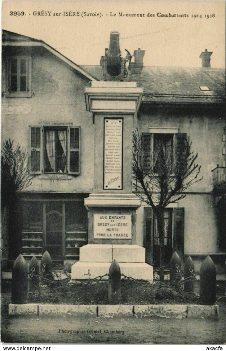 CPA GRESY-sur-ISERE Le Monument des Combattants 1914-1918 (1193275)