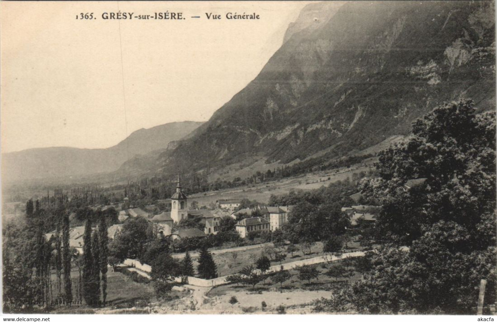 CPA GRESY-sur-ISERE Vue Generale (1191265)