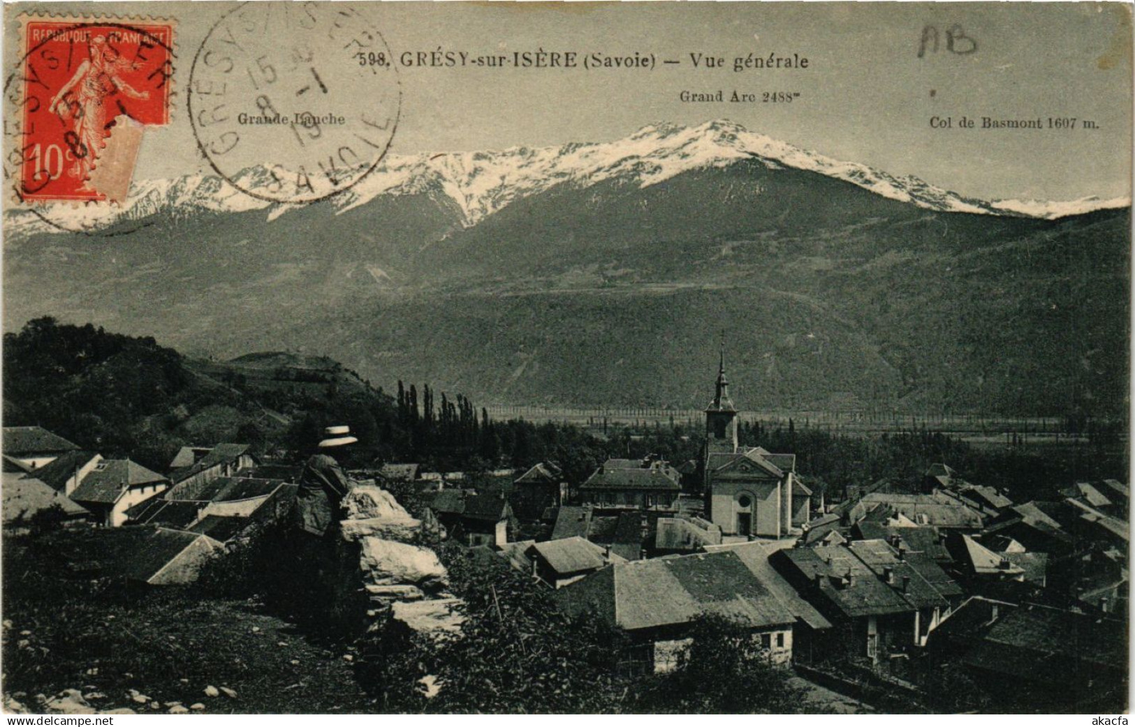 CPA GRESY-sur-ISERE - Vue générale (651365)