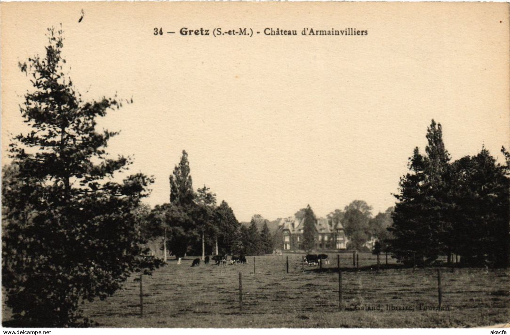 CPA GRETZ-ARMAINVILLIERS Chateau d'Armainvilliers (1299751)