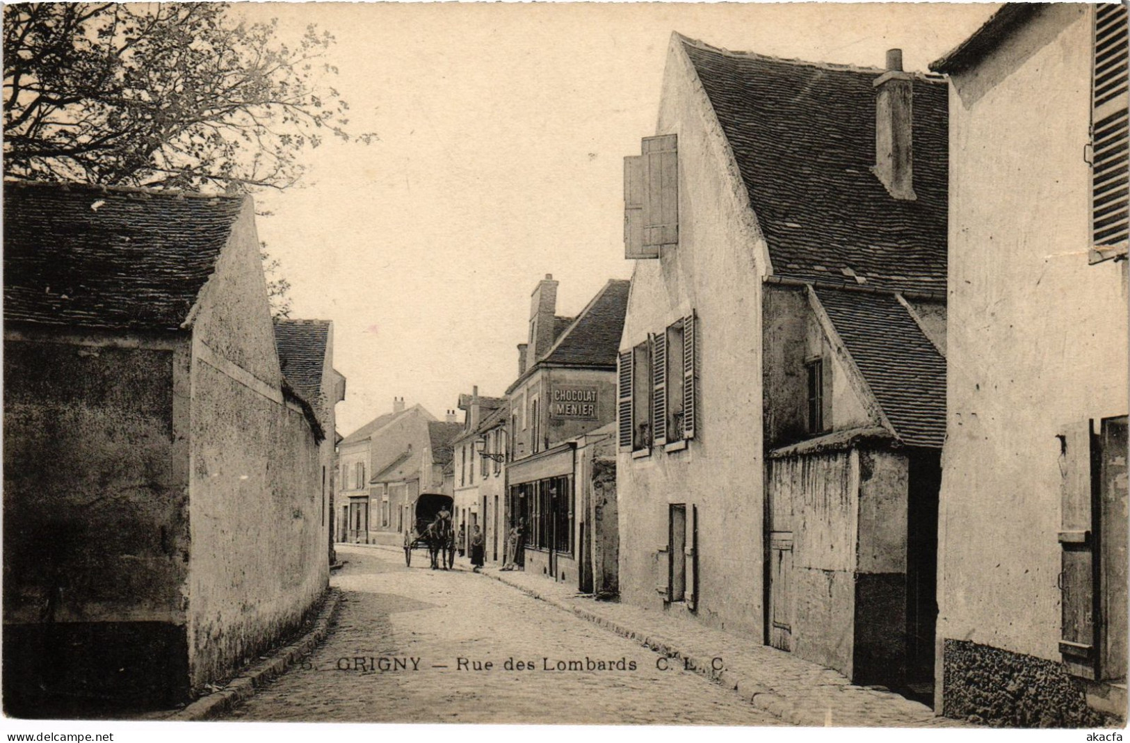 CPA Grigny Rue des Lambards FRANCE (1371520)