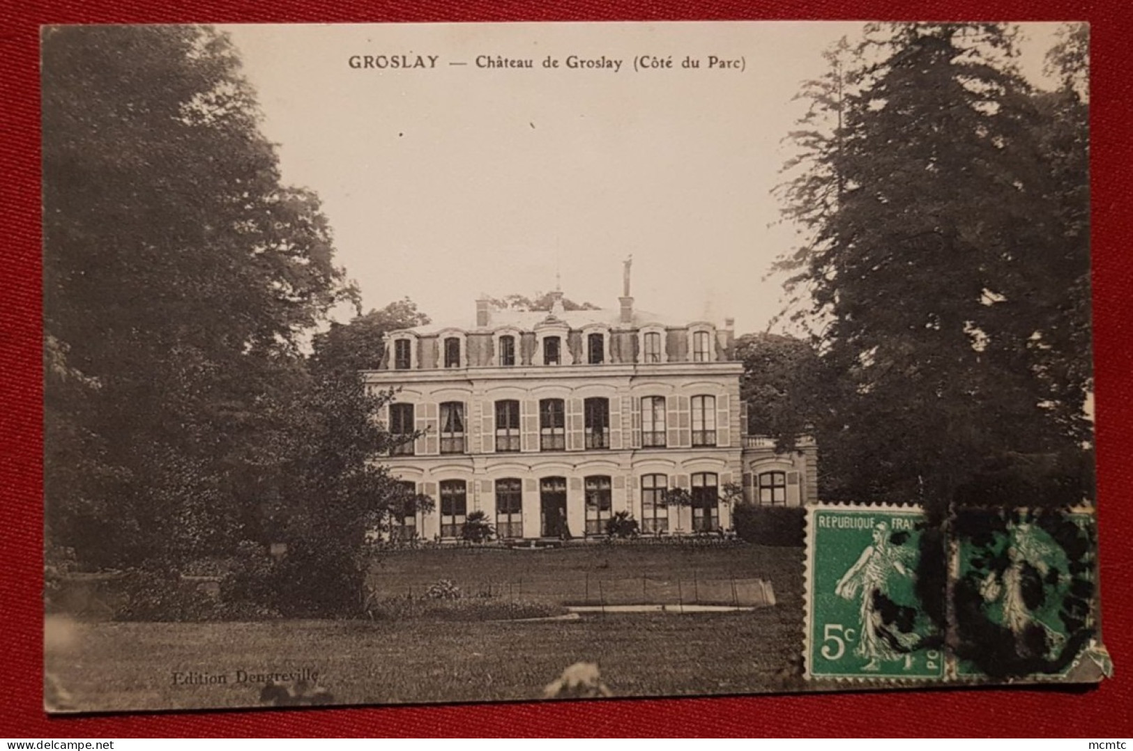 CPA  -  Groslay - Château de Groslay  (côté du Parc )