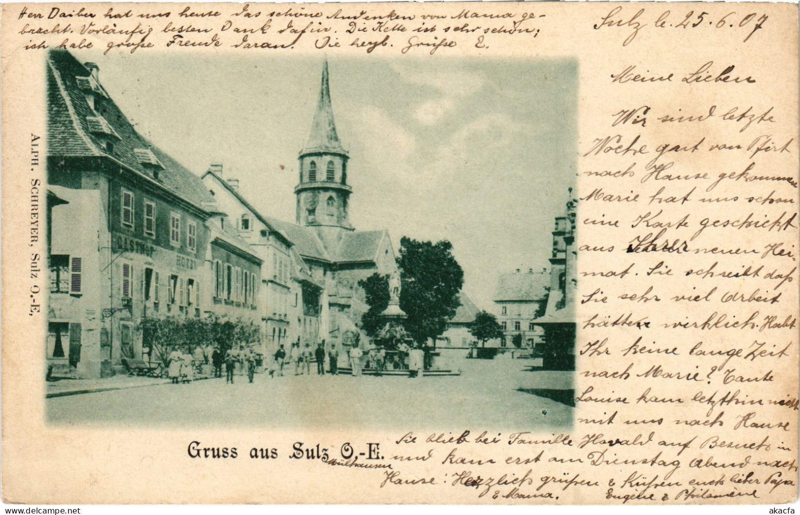 CPA Gruss aus Soultz Sultz (1390526)