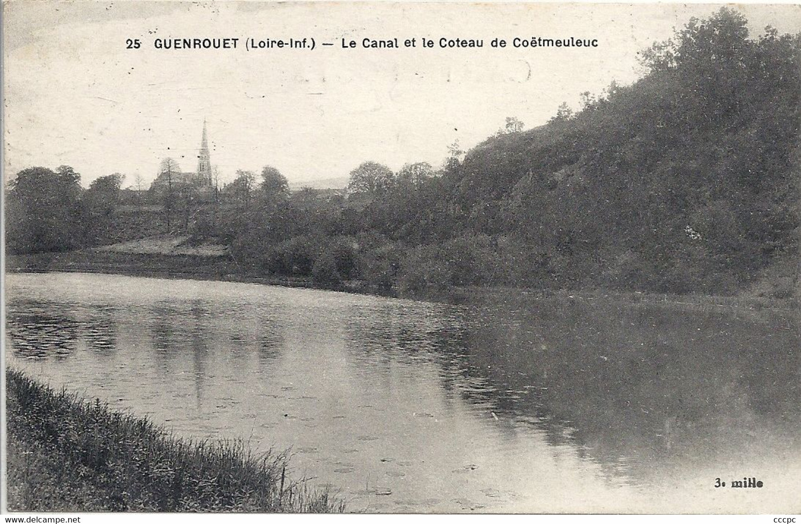 CPA Guenrouet Le Canal et le Coteau de Coëtmeuleuc