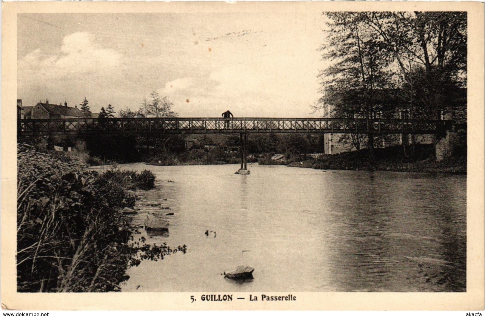 CPA GUILLON - La Passerelle (108301)