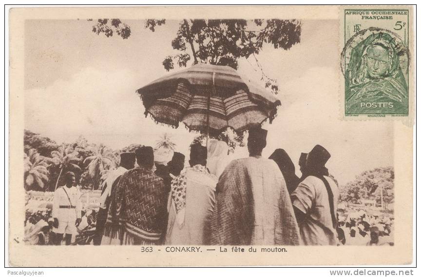 CPA GUINEE - CONAKRY - LA FETE DU MOUTON