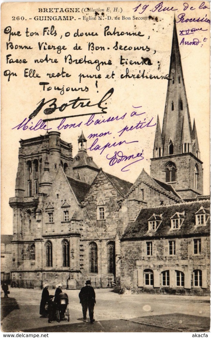 CPA GUINGAMP - Église (994033)