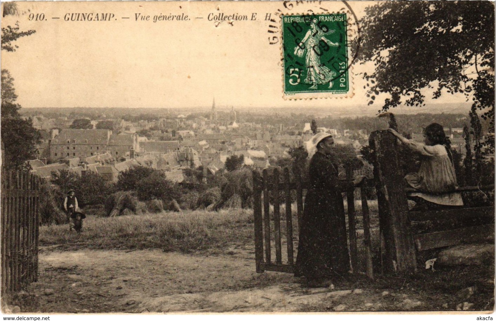 CPA GUINGAMP - Vue générale (994478)